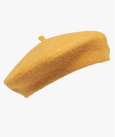 beret femme contenant de la laine jauneA061401_1