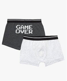 GEMO Boxers garçon avec motifs jeux vidéo (lot de 2) Multicolore