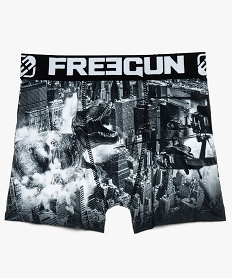 GEMO Boxer garçon en microfibre imprimé all over - Freegun Imprimé