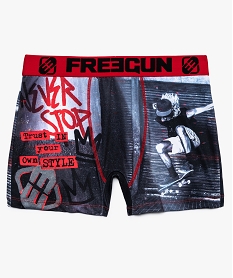 GEMO Boxer homme à motifs skate - Freegun Imprimé