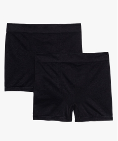 boxer homme en matiere stretch effet seconde peau (lot de 2) noirA085701_1