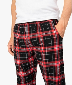 pantalon de pyjama homme a carreaux imprimeA087101_2