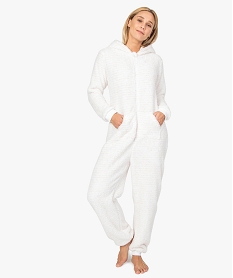 GEMO Combinaison pyjama femme lapin Beige