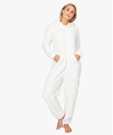 combinaison pyjama femme lapin beigeA094901_1