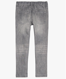 jean garcon coupe regular cinq poches gris jeansA096801_2