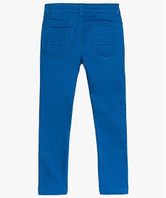 pantalon garcon 5 poches twill stretch bleu pantalonsA097001_3
