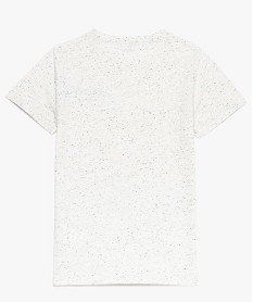 tee-shirt garcon a manches courtes avec motif brode sur lavant beigeA101601_3