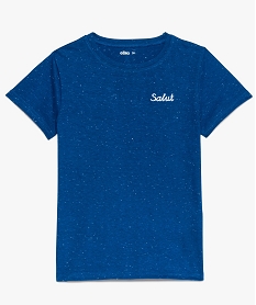 VESTE BLEU TEE-SHIRT BLEU