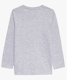 tee-shirt garcon a manches longues avec motif - super mario gris tee-shirtsA104801_3