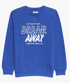 SANS GENRE NOIR SWEAT BLEU