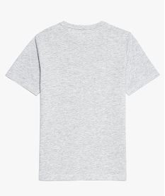 tee-shirt garcon a manches courtes et motifs grisA109701_2
