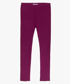 GEMO Legging fille long uni Violet