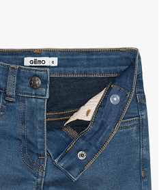 jean fille coupe skinny en matiere extensible gris jeansA114901_2