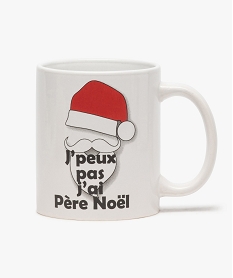 GEMO Mug une anse imprimé Noël fantaisie Rouge
