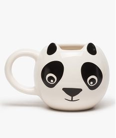 GEMO Tasse motif panda avec détails enr elief Blanc