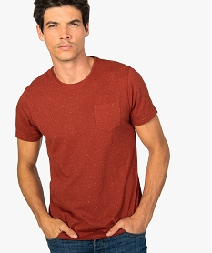 LING.HAUT VIEUX ROSE TEE-SHIRT ROUILLE