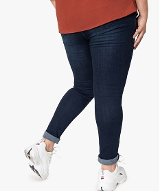 jean femme skinny en polyester recycle bleuA146801_3