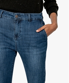 jean femme coupe droite et taille haute bleu pantalons jeans et leggingsA147001_2