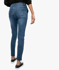 jean femme coupe droite et taille haute bleu pantalons jeans et leggingsA147001_3