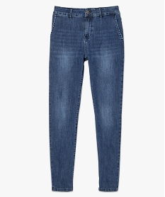 jean femme coupe droite et taille haute bleu pantalons jeans et leggingsA147001_4