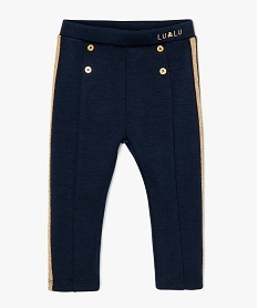 SANS GENRE NOIR MAT PANTALON NAVY