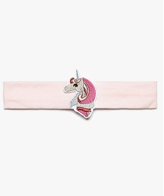 bandeau cheveux pour fille avec motif licorne rose autres accessoires filleA166501_1