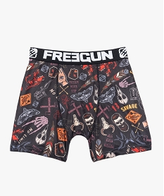 GEMO Boxer homme en microfibre imprimée - Freegun Imprimé