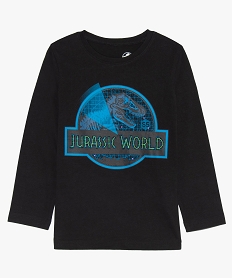 GEMO Tee-shirt garçon à manches longues Jurassic World Noir