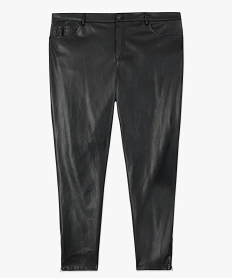 pantalon femme 5 poches confortable - gemo x lalaa misaki noir pantalons et jeansA201101_4