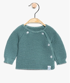 GEMO Brassière bébé à fermeture cache-cœur vert standard
