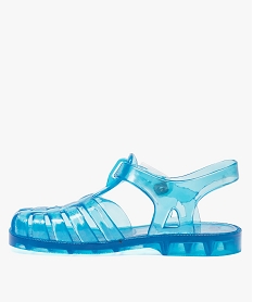 sandales garcon en plastique avec semelle crantee bleu tongs et plageA206401_3