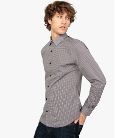 GEMO Chemise homme à motifs coupe slim Imprimé