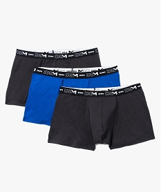 GEMO Boxer homme en coton stretch - Dim (lot de 3) Noir