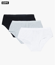 GEMO Boxer femme en coton stretch (lot de 3) - Dim coloris assortis
