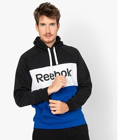 sweat homme a capuche en molleton - reebok noirA283901_1