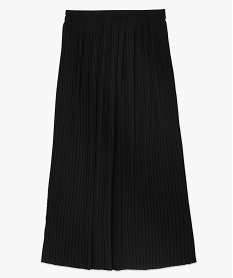 jupe plissee femme avec taille elastiquee noirA285201_4