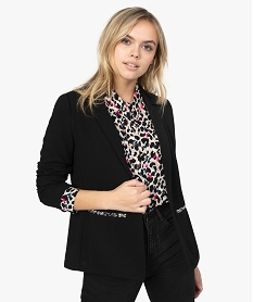 GEMO Veste femme fluide portée ouverte avec strass Noir