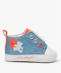 chaussons de naissance bebe fille – lulu castagnette bleu chaussures de naissanceA291201_1