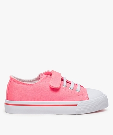 GEMO Baskets fille en toile à lacets élastiques - Les Supaires 7739