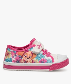 GEMO Tennis fille en toile métallisée à scratch – La Pat’Patrouille rose vif