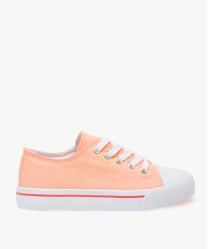 GEMO Baskets fille dessus textile recyclé - Les Supaires du 30 au 36 orange standard