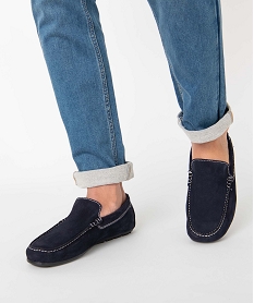 PANTALON NOIR CHAUSSURE PLAT NAVY