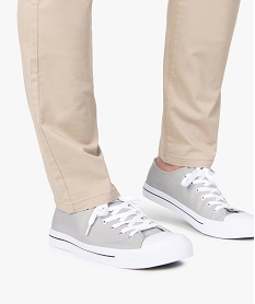 GEMO Tennis homme dessus textile recyclé - Les Supaires gris standard