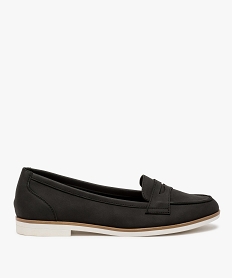 mocassins femme a semelle esprit bateau noir mocassinsA358901_1