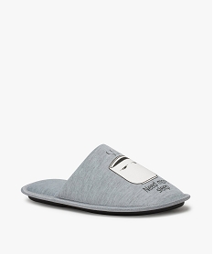 chaussons homme mules imprimees  need more sleep grisA367601_2