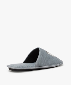 chaussons homme mules imprimees  need more sleep grisA367601_4