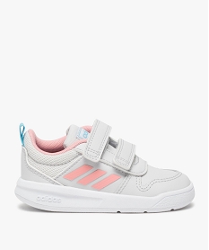 baskets bebe fille bicolores avec fermeture scratch - adidas gris baskets et tennisA371401_1