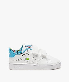 GEMO Baskets bébé garçon avec col imprimé - Adidas Blanc