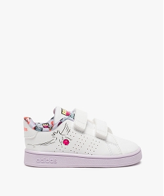 baskets bebe fille avec col rembourre fantaisie - adidas blanc baskets et tennisA371801_1