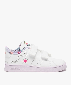 baskets fille avec motif et doublure imprimee - adidas blancA372601_1